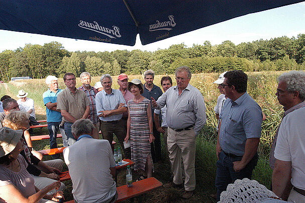BUND-Bereisung-2018-Treffen-mit-BBV-Flaeche-Wildsaatmischung Foto: © Hubert Kornbrust